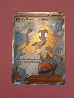 Pokemon Mega Evolution Lillie's Determination 169/132 Full Art Trainer - Image 3