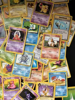 Vintage Pokemon Cards Bundle x 100 including base set 1999 WOTC - Image 5