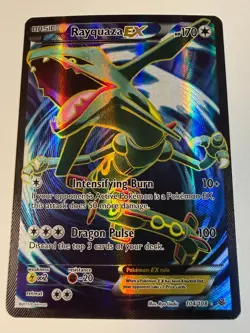 Pokemon TCG Rayquaza EX Full Art XY Roaring Skies 104/108 - Image 1
