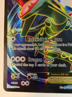 Pokemon TCG Rayquaza EX Full Art XY Roaring Skies 104/108 - Image 5