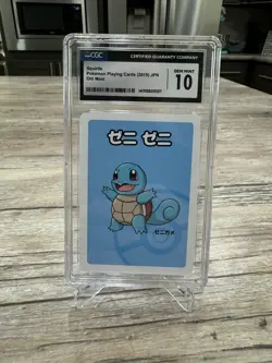 CGC 10 GEM MINT Squirtle (2019) Pokemon Japanese Old Maid Playing Cards - Image 1