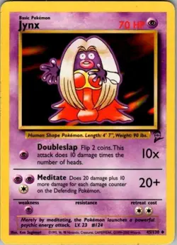 Pokemon TCG Pokemon Jynx Jynx Uncommon Regular - Image 1