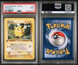 PSA 9 MINT Pokemon 1st Edition Jungle Pikachu 60/64 - Image 3