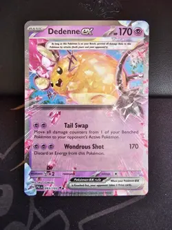 Pokemon TCG Dedenne ex Scarlet & Violet - Paldea Evolved 093/193 Holo Double... - Image 1