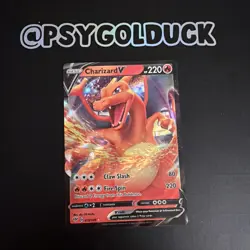 Pokemon TCG Charizard V Darkness Ablaze 019/189 Holo Ultra Rare A35 - Image 1
