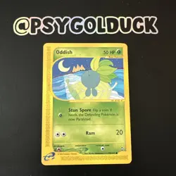 Oddish 97/147 - Pokemon - Expedition - Aquapolis - Non Holo - PLAYED - Image 1
