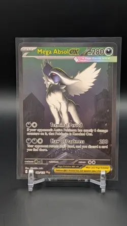Pokemon TCG Mega Absol EX 280 HP MEG Rare Foil Mega Evolution 180/132 - Image 1