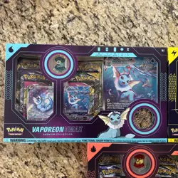 Pokemon | Jolteon Flareon Vaporeon VMax Premium Collection | Full Set Of 3 - Image 2