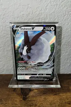 Dubwool V 153/192 Swsh02: Rebel Clash Holo Ultra Rare Pokemon TCG - Image 1