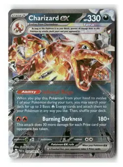 Charizard ex 054/091 Double Rare Paldean Fates Pokemon Near Mint - Image 1