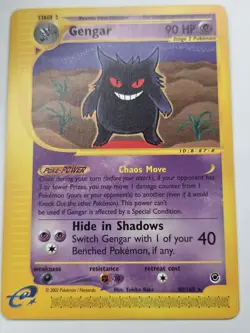 Pokemon Base Set Expedition #48/165 non-holo GENGAR (hasn't been played) - Image 1