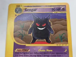 Pokemon Base Set Expedition #48/165 non-holo GENGAR (hasn't been played) - Image 2