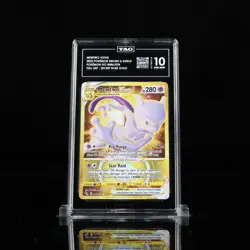 Mewtwo VSTAR 2022 Pokemon Go SWSH Full Art Secret Rare Gold TAG 10 GEM MINT - Image 1