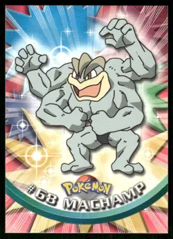 Pokemon Tcg Machamp #68 1999 Topps TV NM - Image 1