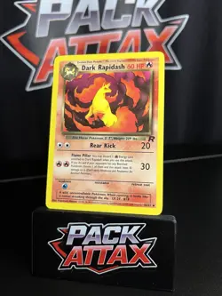 Pokemon TCG Team Rocket Dark Rapidash 44/82 Uncommon Unlimited - Image 1