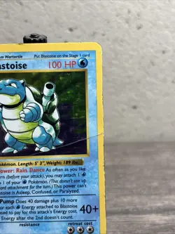 Blastoise 002/102 Base Set (Shadowless) Holo Rare-Pokemon TCG-WOTC-Played! - Image 3