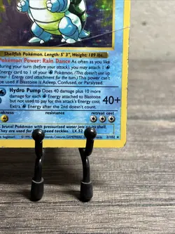 Blastoise 002/102 Base Set (Shadowless) Holo Rare-Pokemon TCG-WOTC-Played! - Image 5