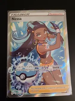 Nessa TG27/TG30 - Full Art Trainer Gallery Ultra Rare - Pokemon Lost Origin NM - Image 1