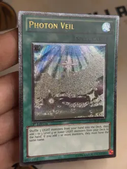 Photon Veil PHSW-EN050 1st Edition Ultimate Rare YuGiOh! NM EURO - Image 2