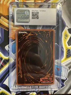 Yu-Gi-Oh! Dark Magician Starter Deck Yugi 1st Edition SDY-006 CGC 10 Foil Line - Image 2