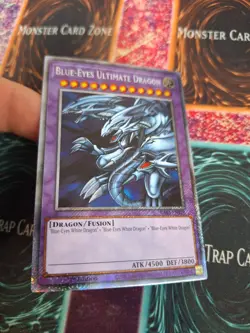 Yugioh Blue-Eyes Ultimate Dragon RA03-EN178 Platinum Secret Rare 1st Edition NM - Image 2