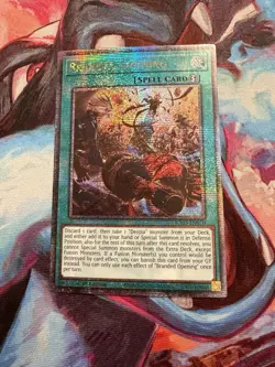 Yugioh! Branded Opening (Quarter Century Secret Rare) RA03-EN070 1st Edition NM - Image 1