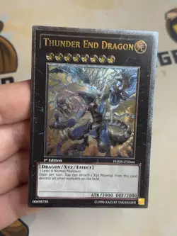Thunder End Dragon Ultimate Rare 1st Edition PHSW-EN044 YuGiOh! NM EURO - Image 2