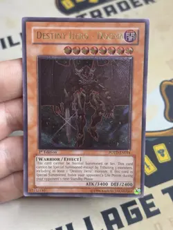 Destiny HERO - Dogma POTD-EN014 Ultimate Rare 1st Edition YuGiOh! NM Euro Print - Image 2