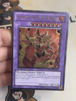 Elemental Hero Nova Master GENF-EN093 Ultimate Rare 1st Edition YuGiOh! NM EURO - Image 2