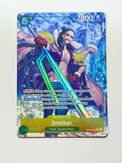 OP10-030 Smoker SR Alt Art One Piece Royal Blood English Near Mint - Image 3