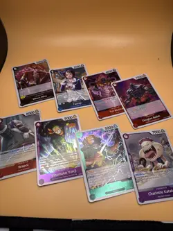 One Piece 8 Cards Lot - Image 1
