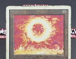 MTG Sol Ring- DAMAGED -Unlimited Edition Magic the Gathering Card # 270 - Image 3