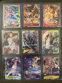 One Piece 9 Card Lot! English/Japanese Sec And Promos! - Image 1