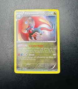 Pokemon TCG Single Card Salamence Cosmos Holo Promo 8/20 Dragon Vault 2012 - Image 1