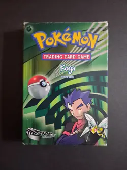 LP/HP Vintage Koga Theme Deck Pokemon Cards Kinda Beat Up See Photos MissingCoin - Image 1