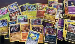 Lot Of 5 Pokemon Cards. Played Condition Chance Of Rare Or Holo Cards. Randomlot - Image 1