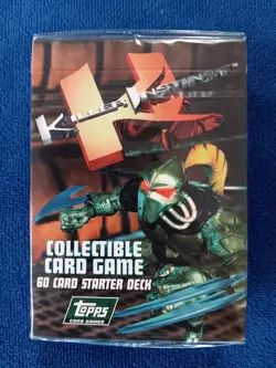 Killer Instinct Collectible Card Game Starter Deck Topps *NEW* 1996 Fulgore - Image 1