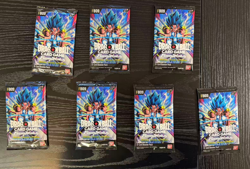 7x Dragon Ball Super Card Game Fusion World FB09 Dual Evolution Booster Packs – - Image 1