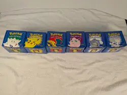 Pokemon Sealed 23k Burger King Gold Plated Trading Card Set Blue Lot Of 6 - Image 2