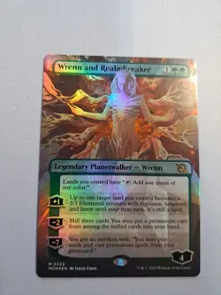 MTG: Wrenn and Realmbreaker (Borderless) (Foil) (LP): March of the Machine - Image 1