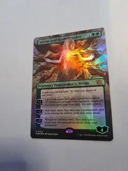 MTG: Wrenn and Realmbreaker (Borderless) (Foil) (LP): March of the Machine - Image 3
