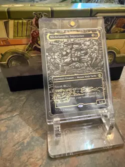 Michelangelo, Improviser (Borderless) (Gold-Stamped Signature) Teenage Mutant... - Image 1