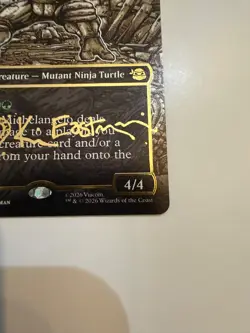 Michelangelo, Improviser (Borderless) (Gold-Stamped Signature) Teenage Mutant... - Image 2