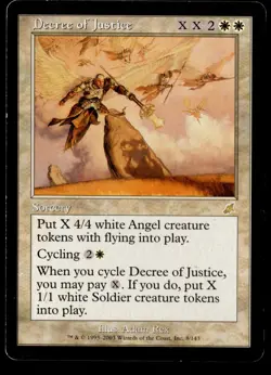 Decree of Justice NON Foil Magic: Scourge #8 2003-LP - Image 1