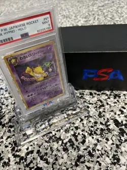 1997 P.M. Pokemon Japanese Rocket Dark Hypno Rare Holo #97 PSA 9 MINT - Image 2