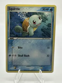 Pokemon TCG Squirtle Crystal Guardians 64/100 Non-Holo Card - Image 1