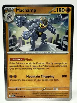 Machamp 068/165 Cosmos Holo Sam's Club 151 Exclusive Promo Pokemon TCG SWIRL 🌀 - Image 1