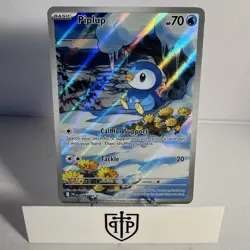 Pokemon TCG - Piplup 098/094 Phantasmal Flames - Illustration Rare Holo - NM - Image 1