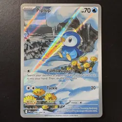 Pokemon TCG - Piplup 098/094 Phantasmal Flames - Illustration Rare Holo - NM - Image 5