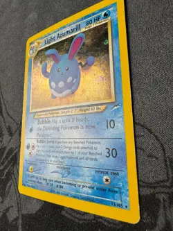 2002 Pokemon Neo Destiny Light Azumarill 13/105 Holo Rare LP/MP - Vintage WOTC - Image 5